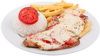 Mozzarellás csirke vegyes körettel